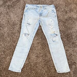 PacSun Light Blue Ripped Skinny Jeans